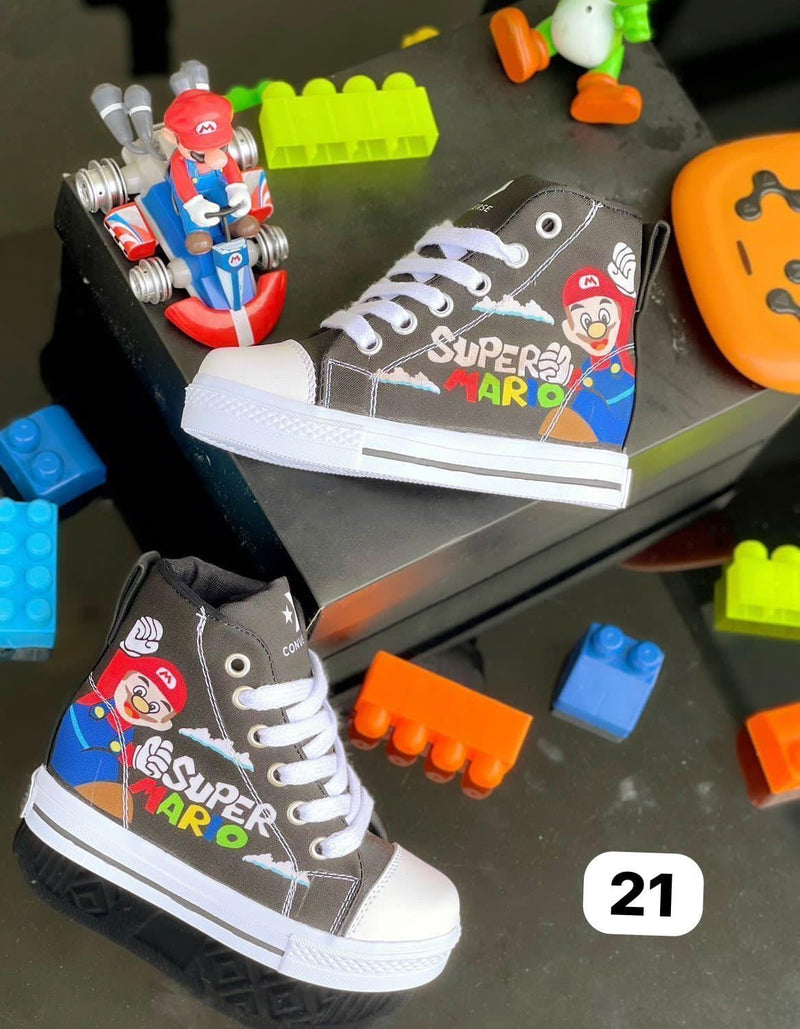 Bota Converse Super Mario