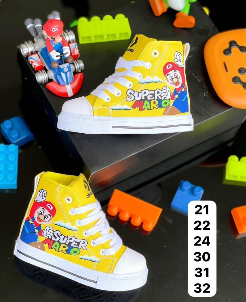 Bota Converse Super Mario