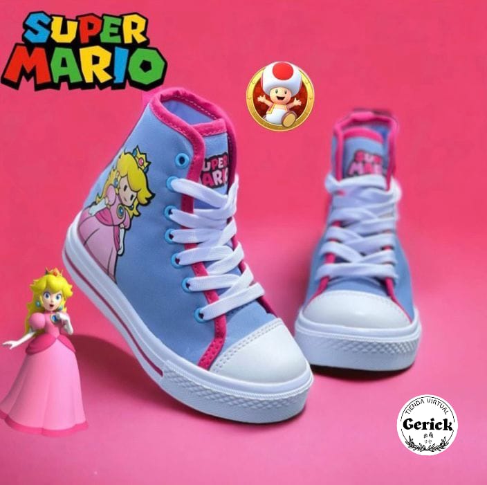 Bota Converse Super Mario