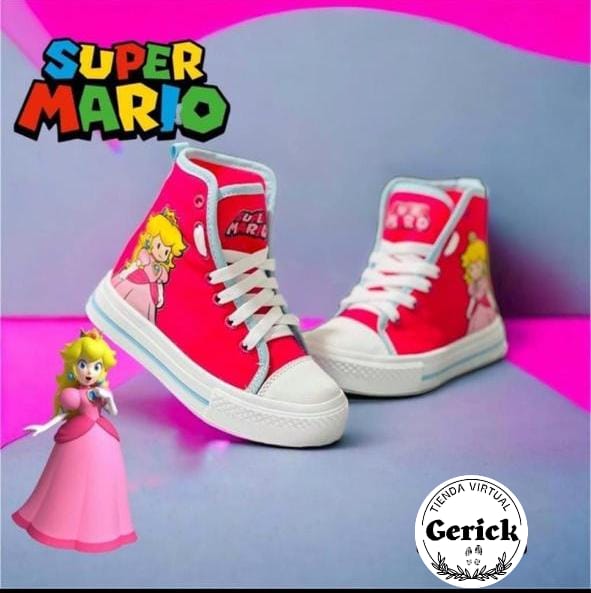 Bota Converse Super Mario